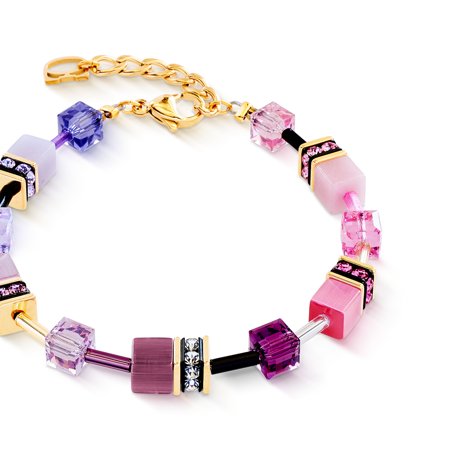 Bracelet GeoCUBE® Iconic rose lilas