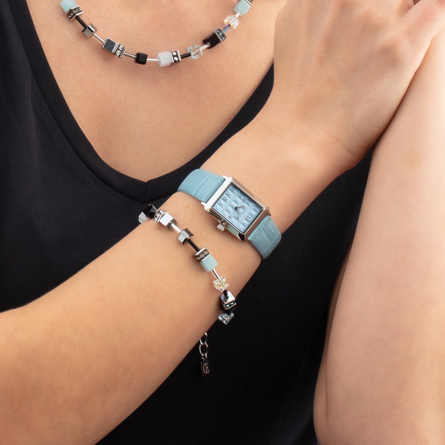 Bracelet GeoCUBE® Iconic Ice Serenity argent