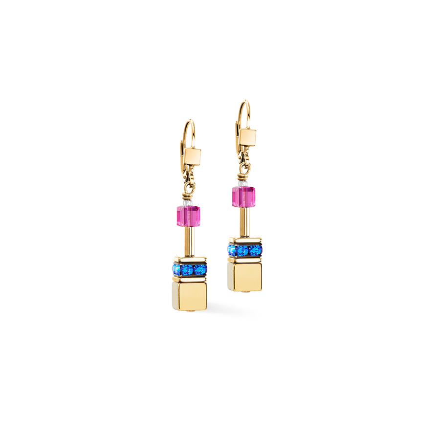 Boucles d'oreilles GeoCUBE® Iconic Metallic Rainbow or