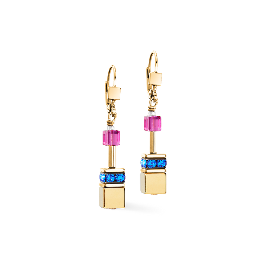 Boucles d'oreilles GeoCUBE® Iconic Metallic Rainbow or