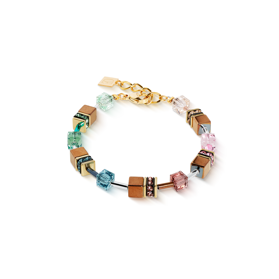 Bracelet GeoCUBE® Iconic Metallic Art Nouveau or