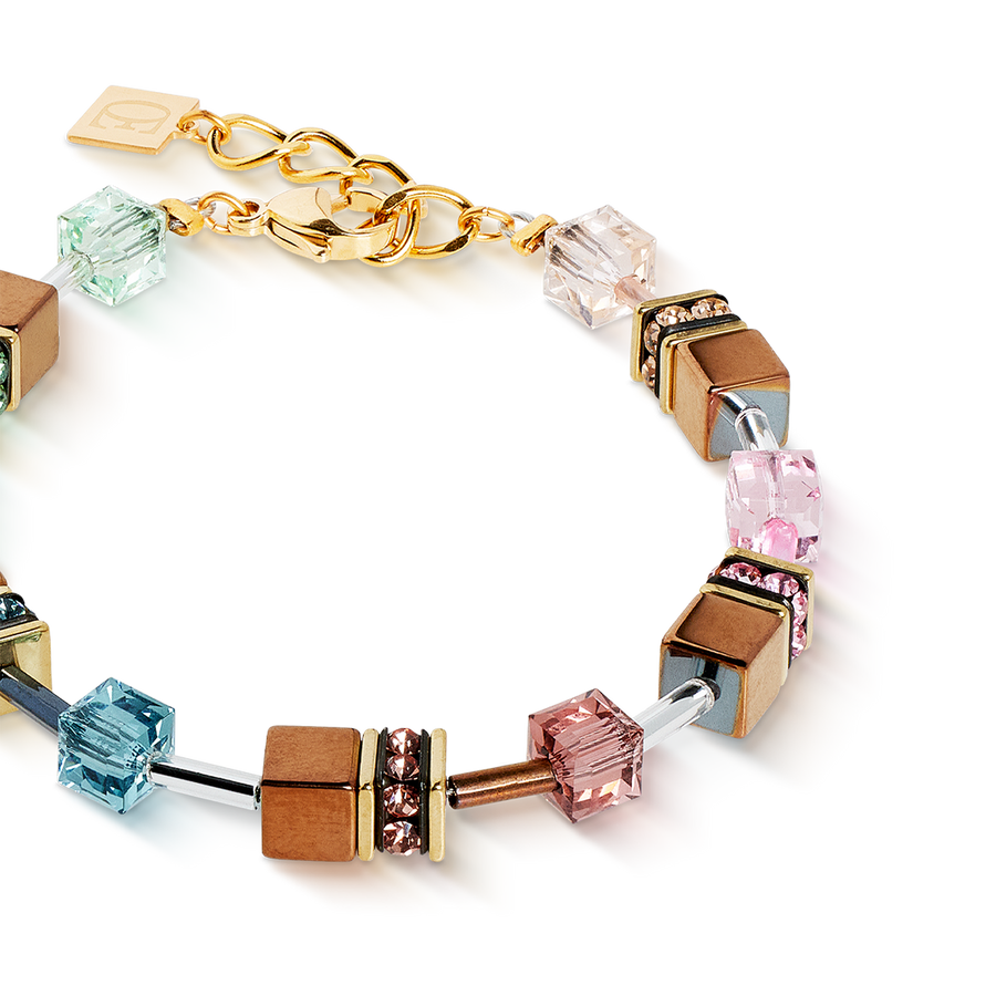 Bracelet GeoCUBE® Iconic Metallic Art Nouveau or