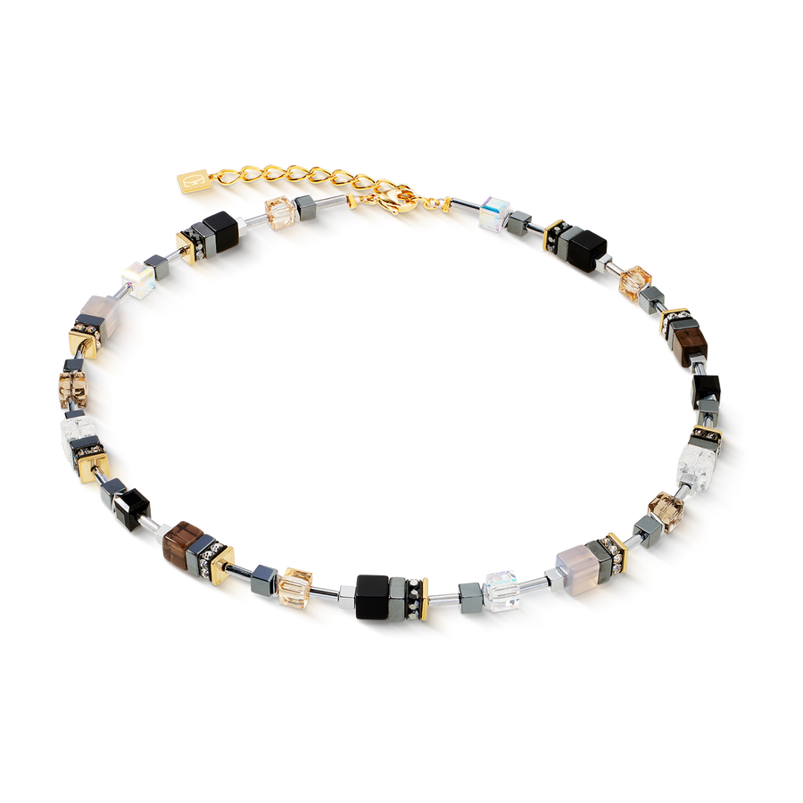 Collier GeoCUBE® Precious Motion Stone Whisper or