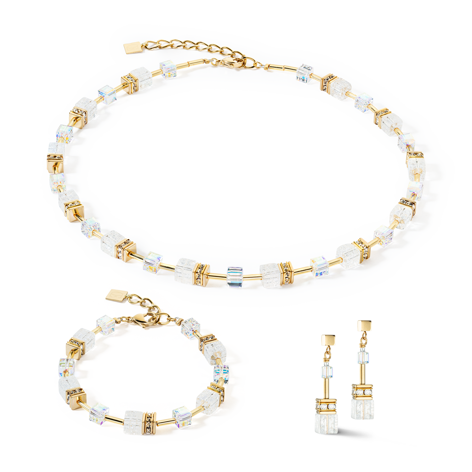 Collier GeoCUBE® Iconic Nature or blanc