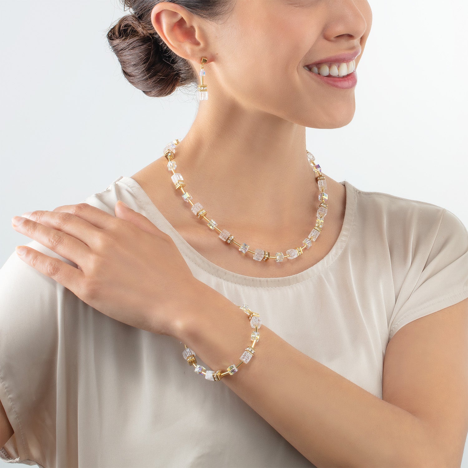 Bracelet GeoCUBE® Iconic Nature or blanc