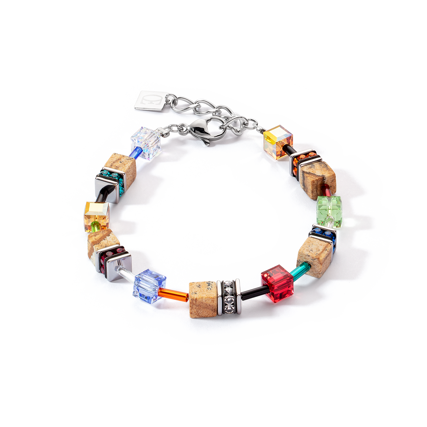 Bracelet GeoCUBE® Iconic Nature multicolore marron