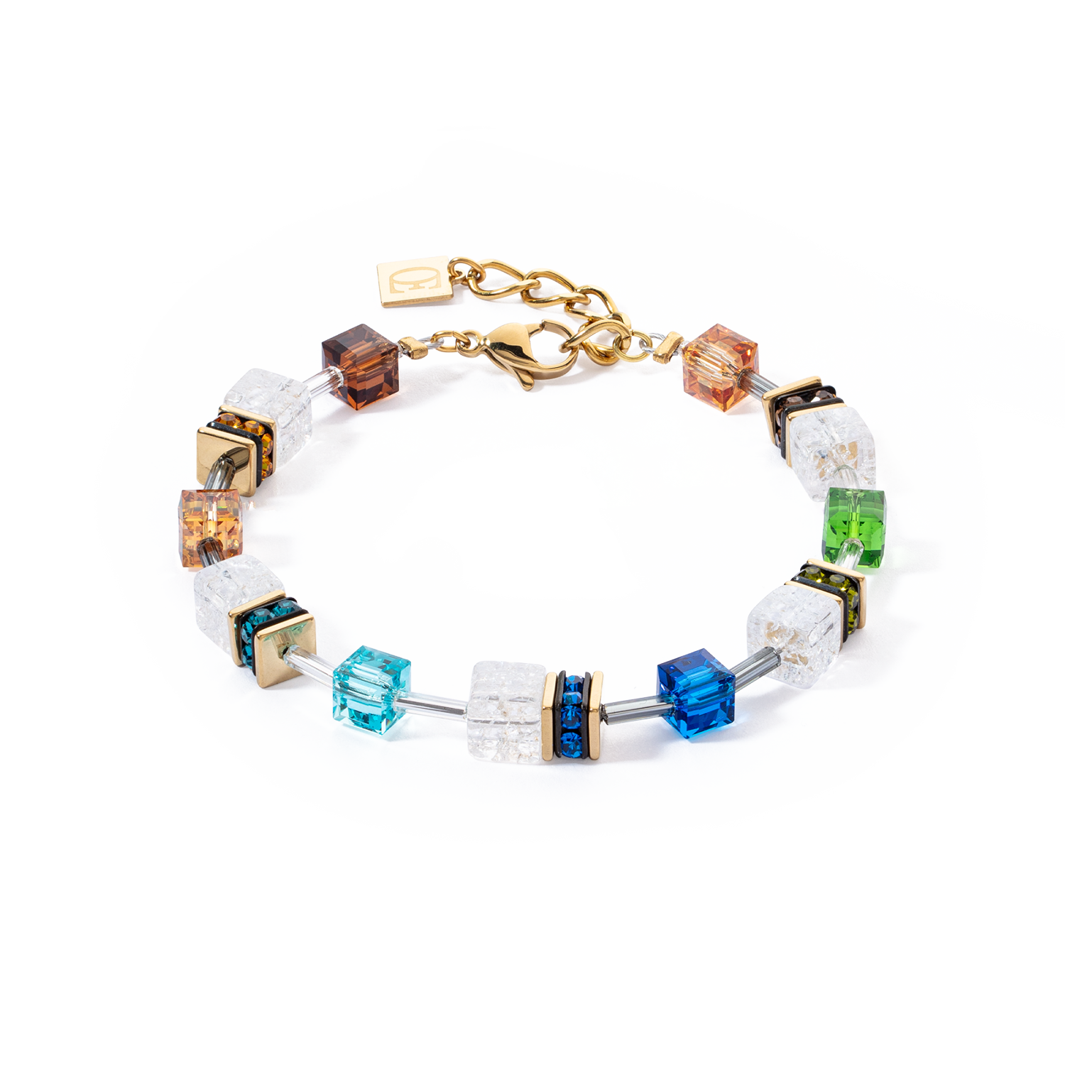 Bracelet GeoCUBE® Iconic Nature multicolore or
