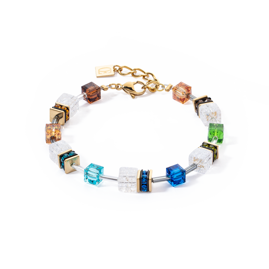 Bracelet GeoCUBE® Iconic Nature multicolore or
