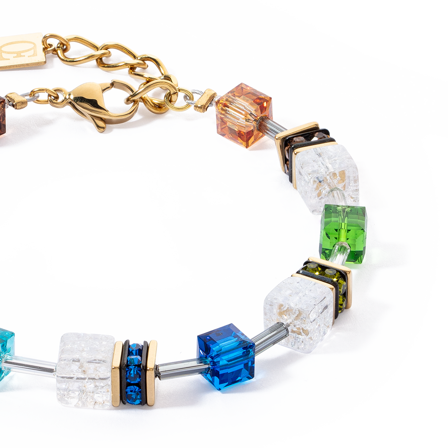 Bracelet GeoCUBE® Iconic Nature multicolore or