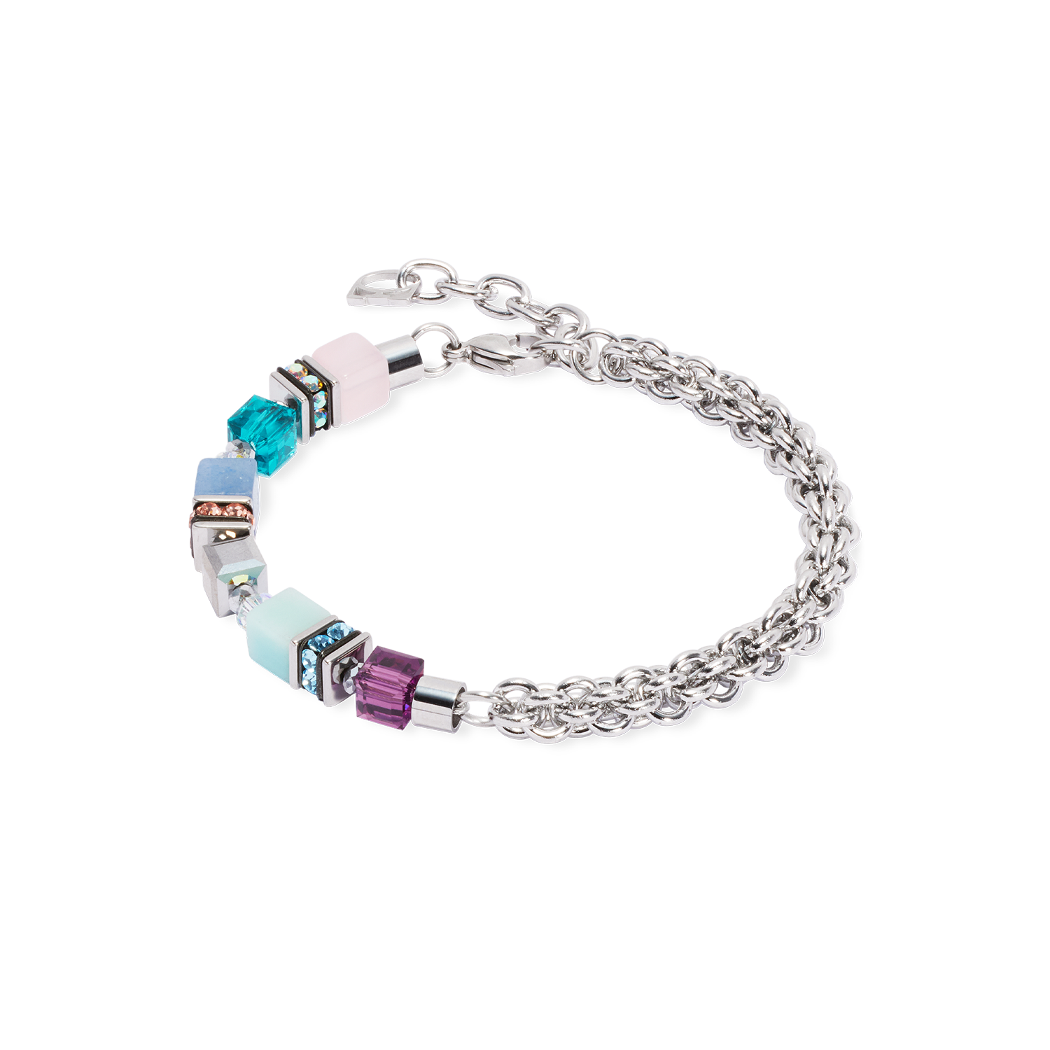 Bracelet GeoCUBE® Fusion Summer argent-couture