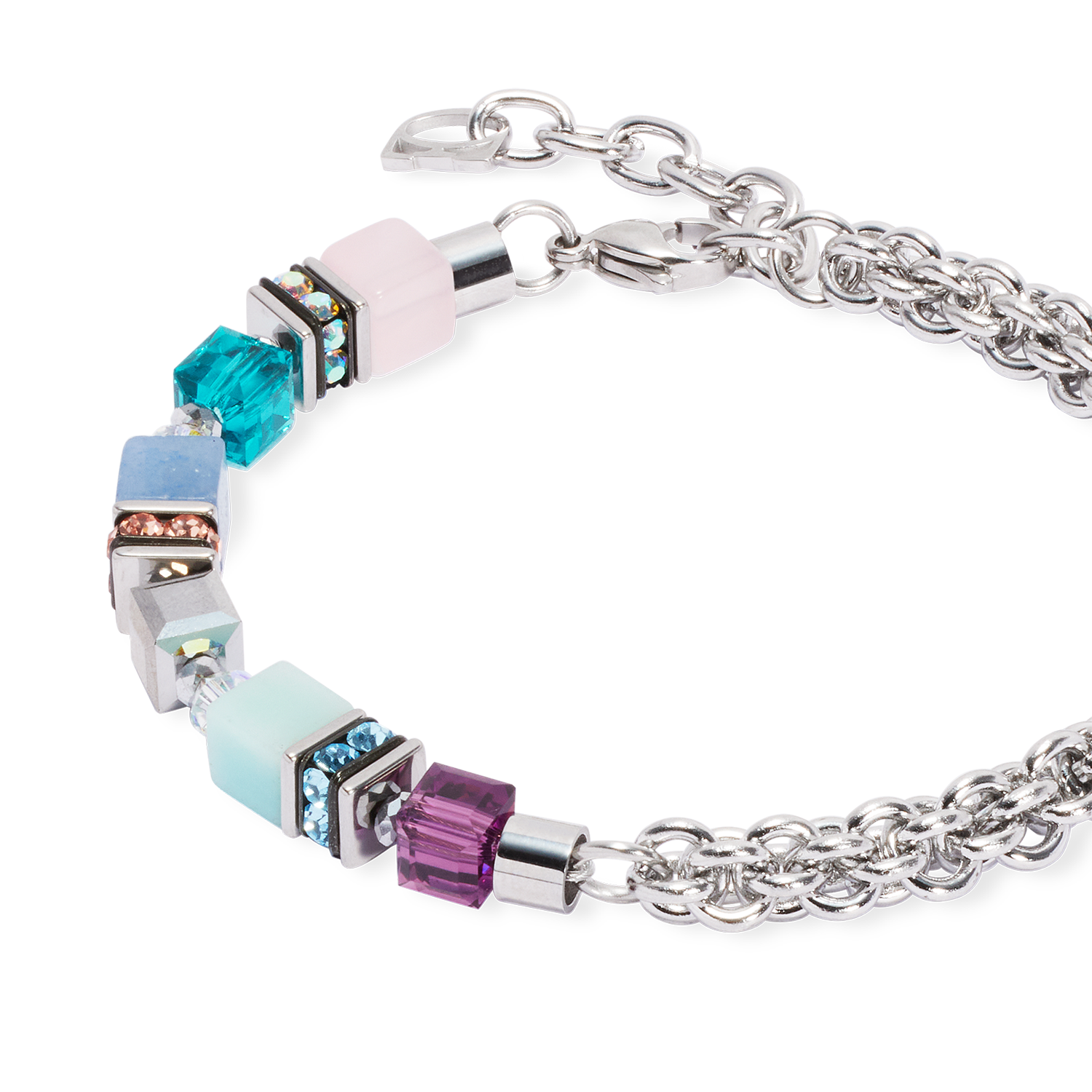 Bracelet GeoCUBE® Fusion Summer argent-couture