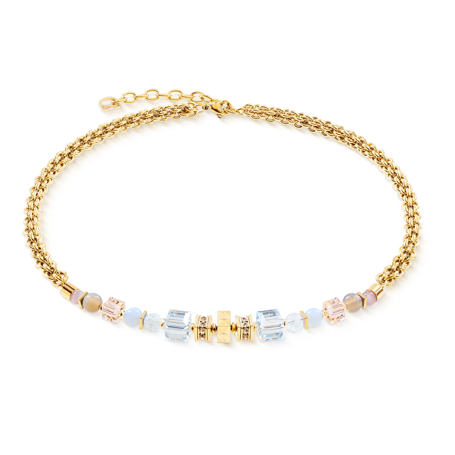 Collier Cube Nexus or pastel