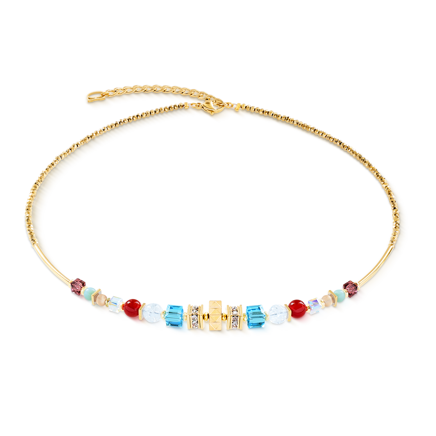 Collier Shape Mix Nexus or multicolore