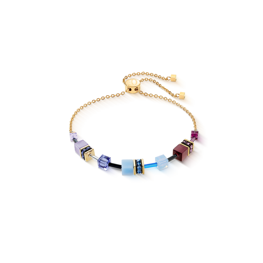 Bracelet GeoCUBE® Iconic Chain Mystic Orchid gold