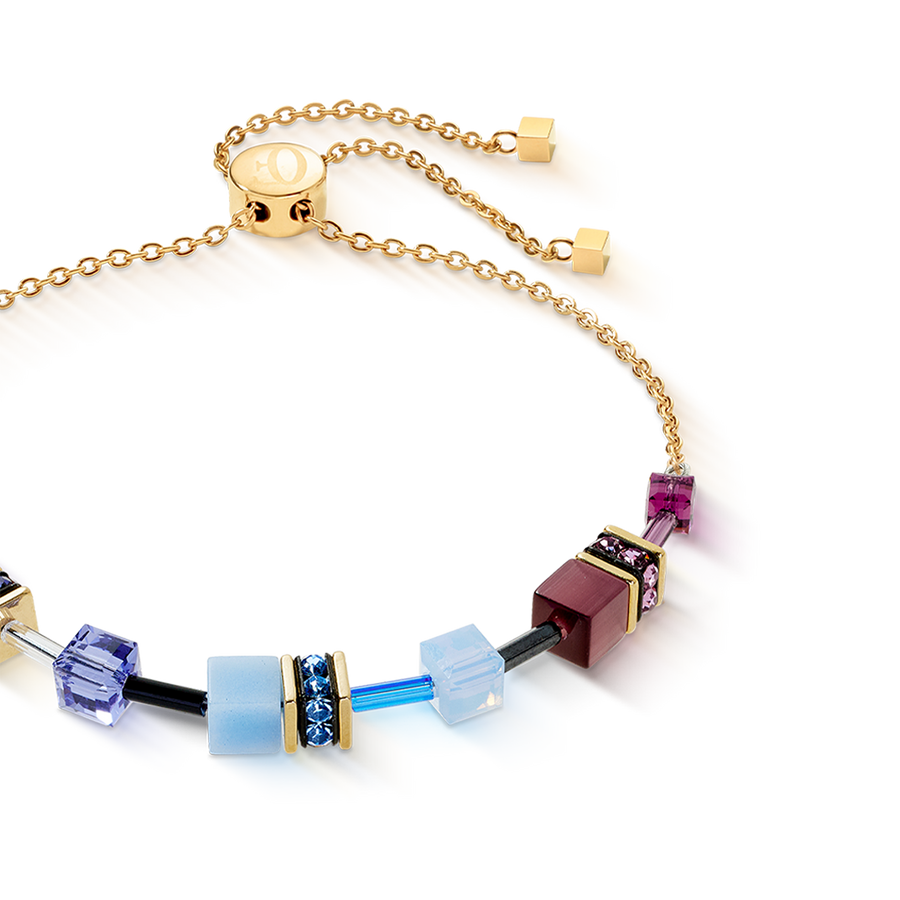 Bracelet GeoCUBE® Iconic Chain Mystic Orchid gold