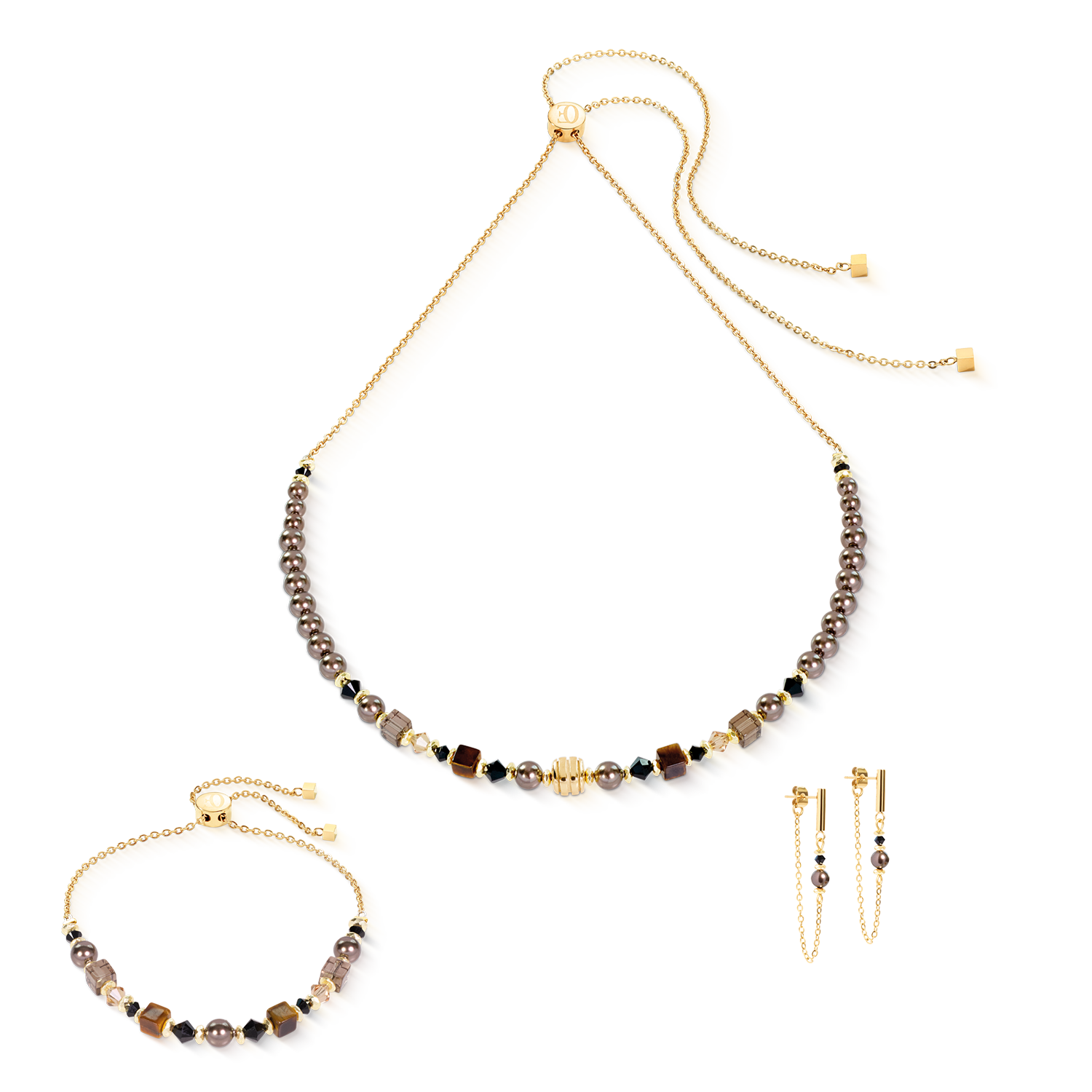 Bracelet Slider Earth doré
