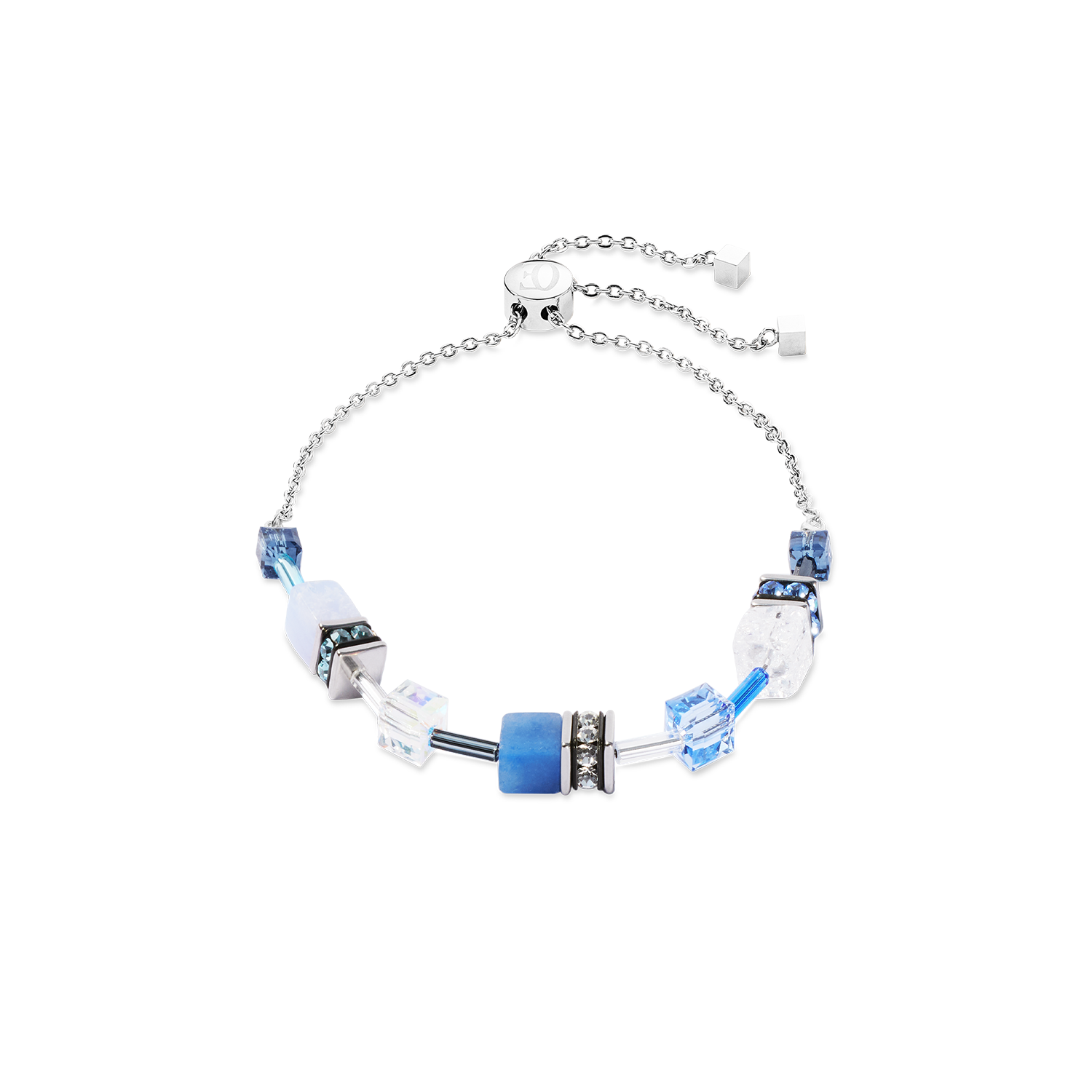 Bracelet GeoCUBE® Iconic Nature Chain bleu