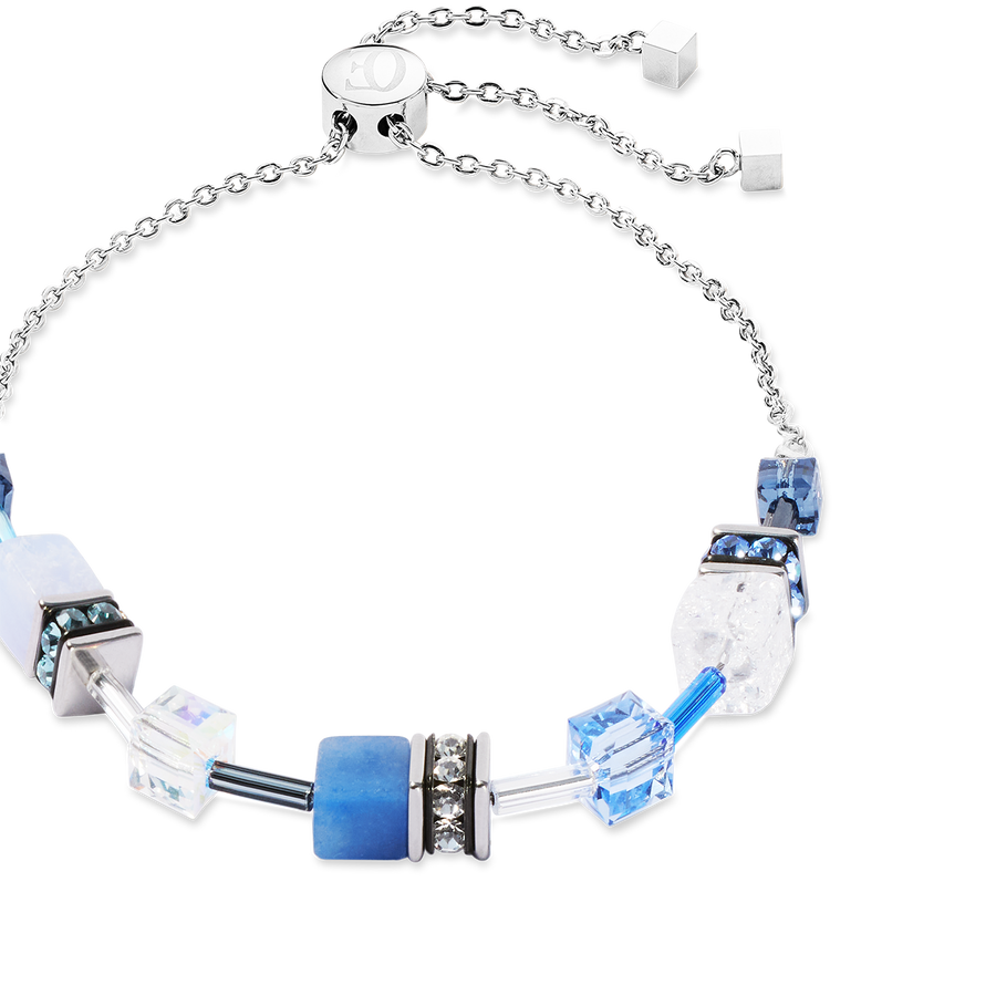 Bracelet GeoCUBE® Iconic Nature Chain bleu