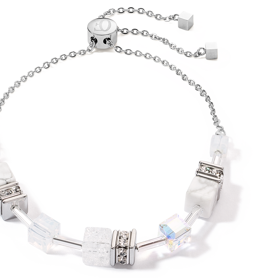 Bracelet GeoCUBE® Iconic Nature Chain blanc