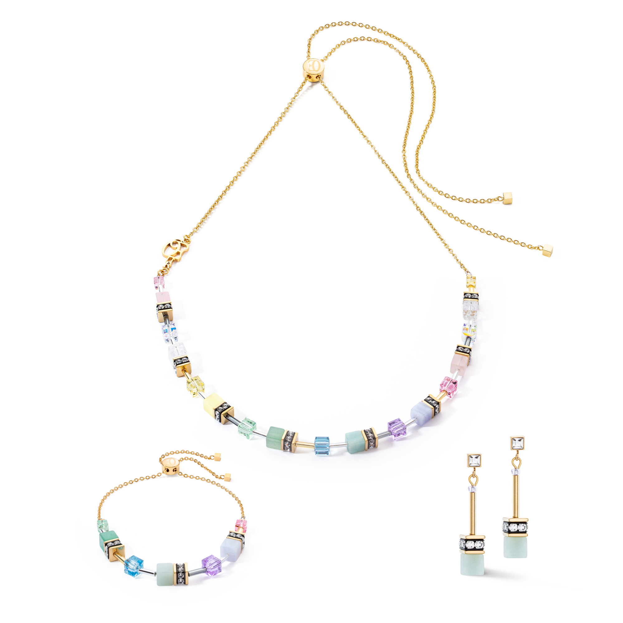 Bracelet GeoCUBE® Iconic Nature Chain pastel