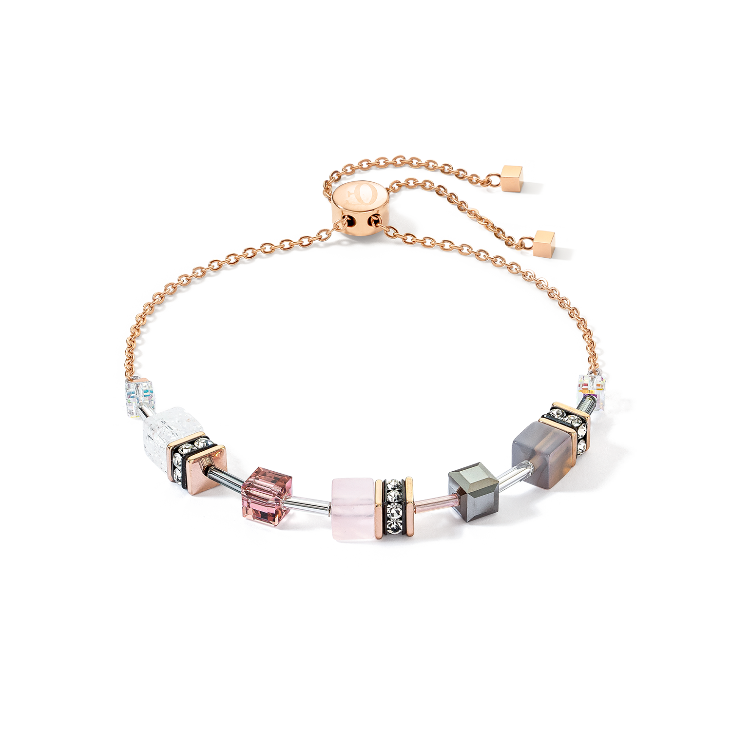 Bracelet GeoCUBE® Iconic Nature Chain rose