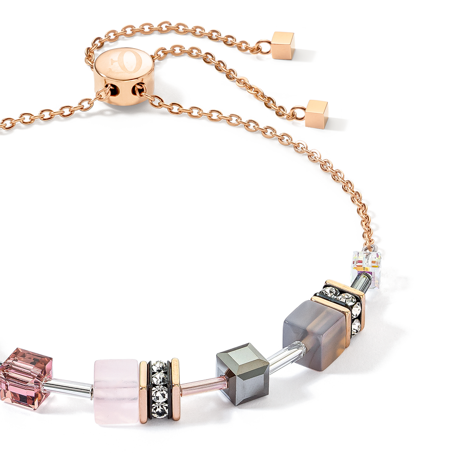 Bracelet GeoCUBE® Iconic Nature Chain rose