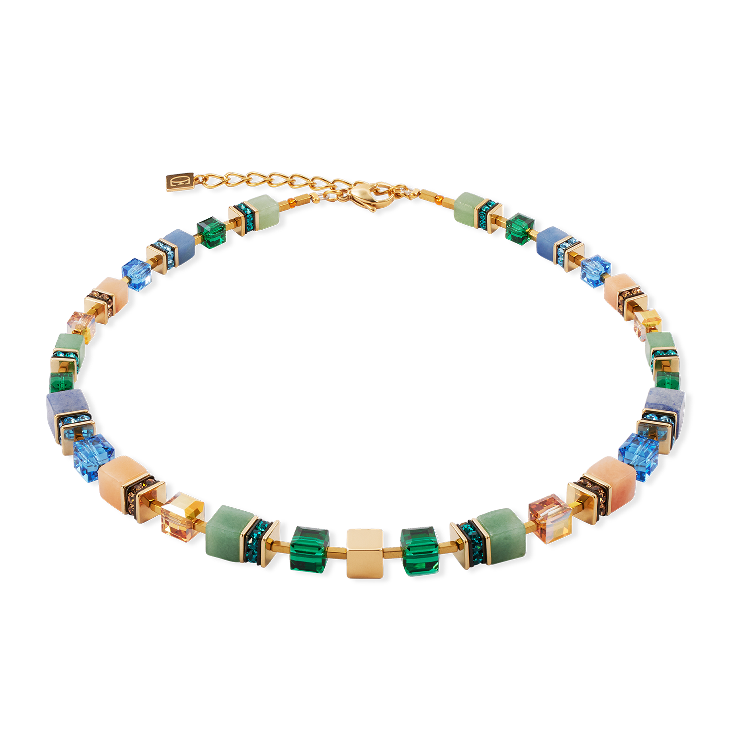 Collier GeoCUBE® Precious Statement or-spring