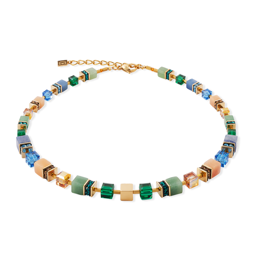 Collier GeoCUBE® Precious Statement or-spring