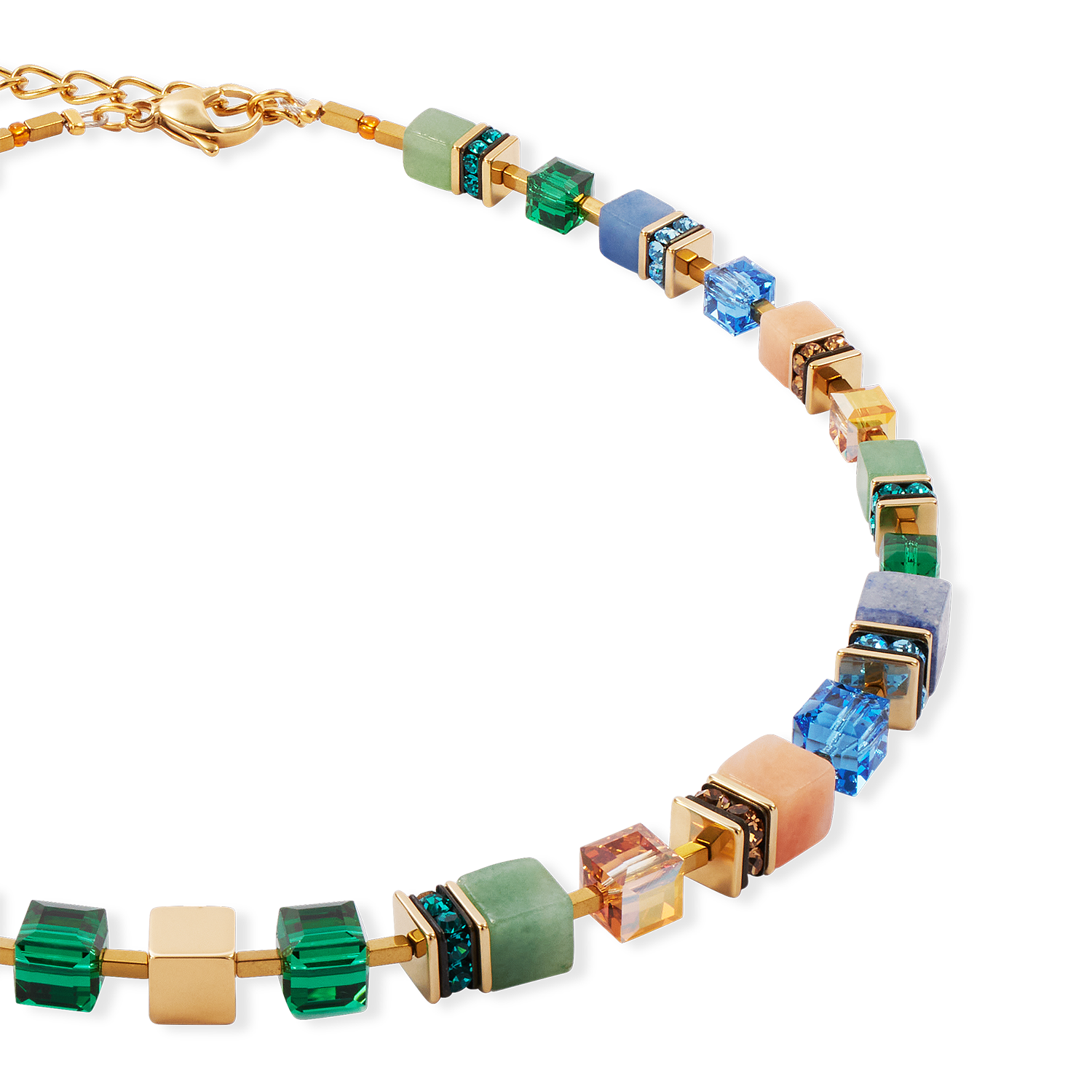Collier GeoCUBE® Precious Statement or-spring