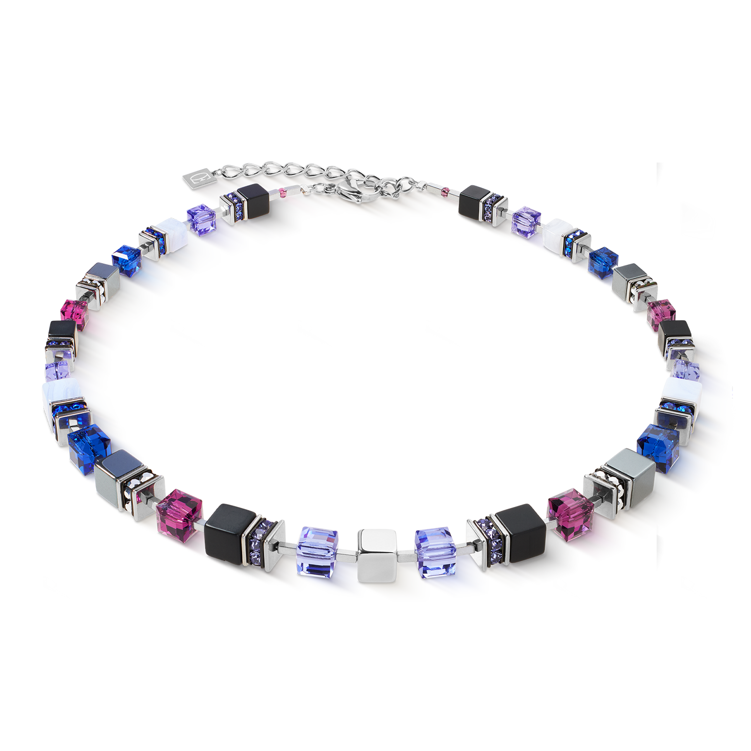 Collier GeoCUBE® Precious Statement Blue Moon