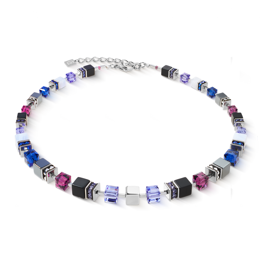 Collier GeoCUBE® Precious Statement Blue Moon