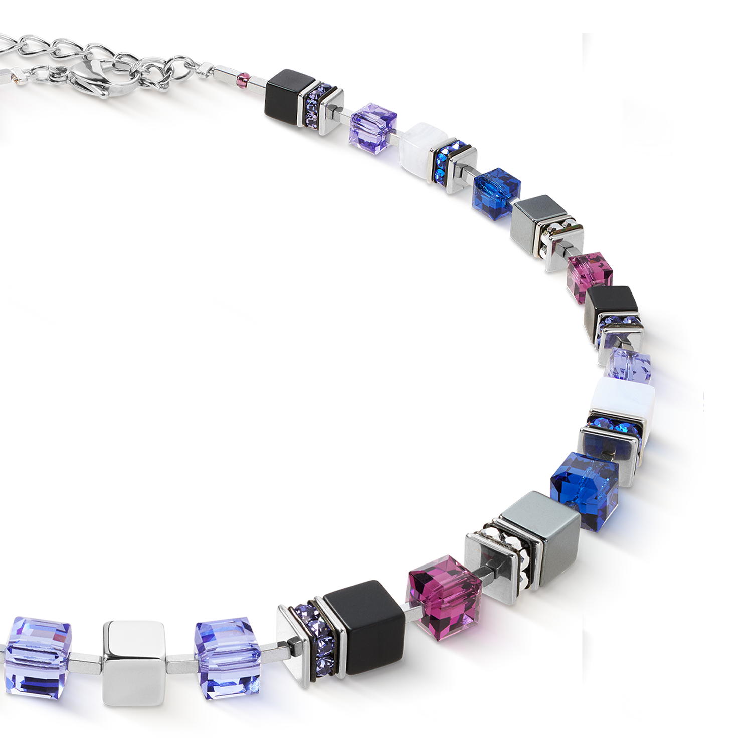 Collier GeoCUBE® Precious Statement Blue Moon