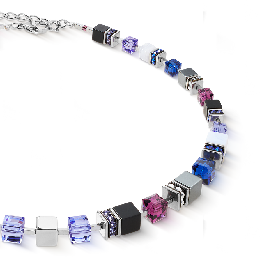 Collier GeoCUBE® Precious Statement Blue Moon