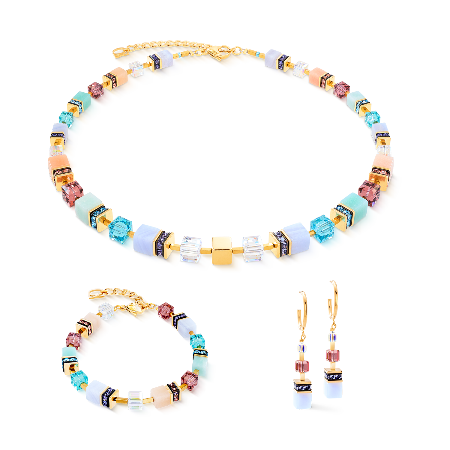 GeoCUBE® Collier Precious Statement Art Nouveau