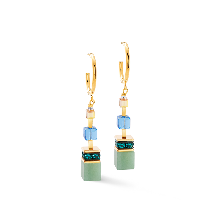 Boucles d'oreilles GeoCUBE® Precious Statement or-spring