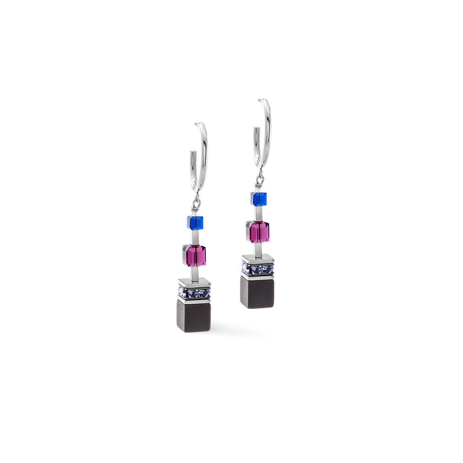 Boucles d'oreilles GeoCUBE® Precious Statement Blue Moon