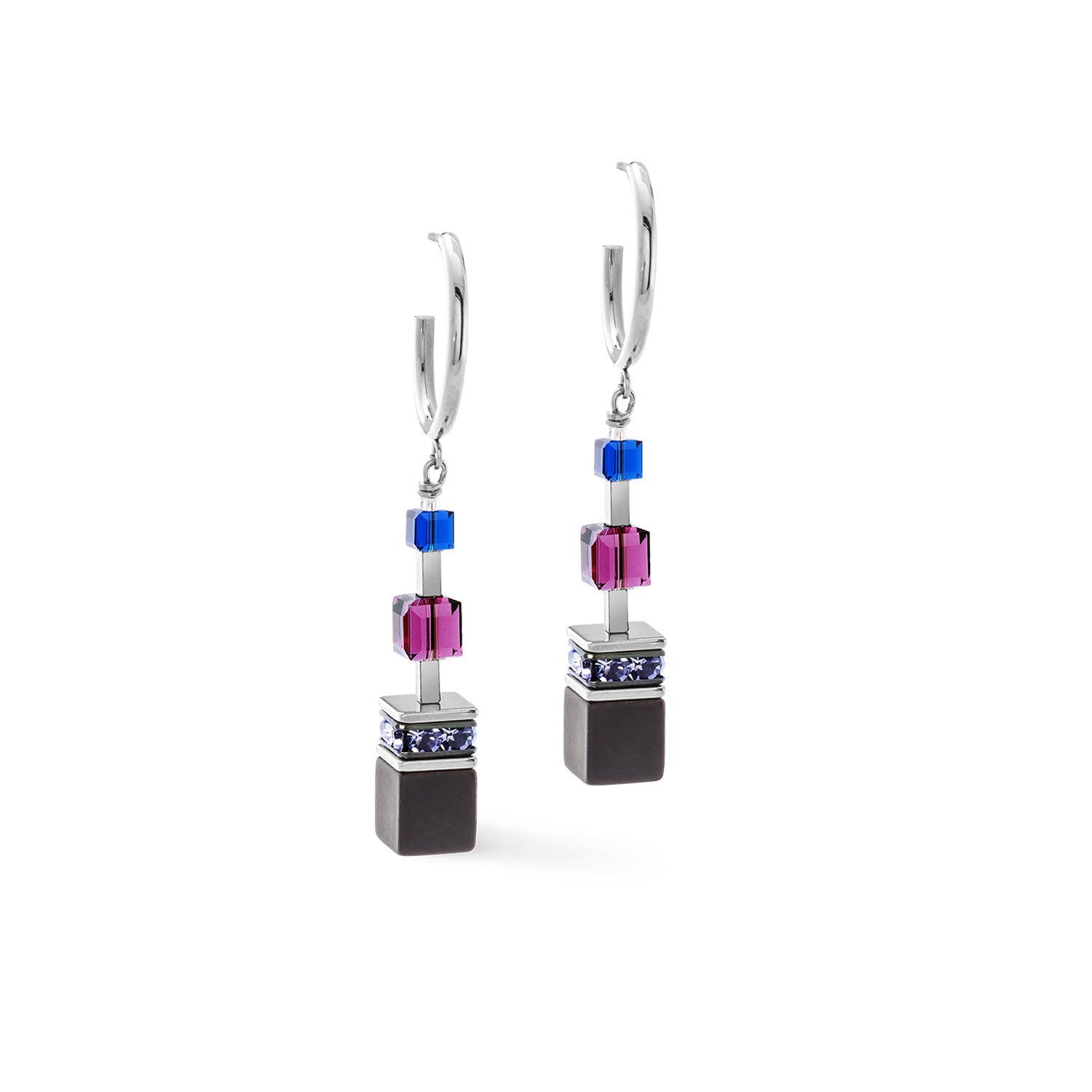 Boucles d'oreilles GeoCUBE® Precious Statement Blue Moon