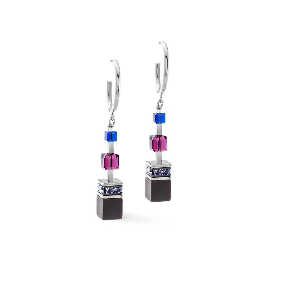 Boucles d'oreilles GeoCUBE® Precious Statement Blue Moon