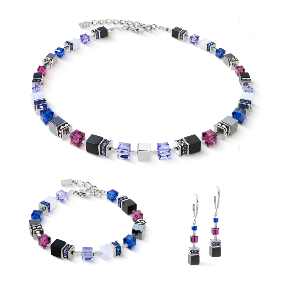 Boucles d'oreilles GeoCUBE® Precious Statement Blue Moon