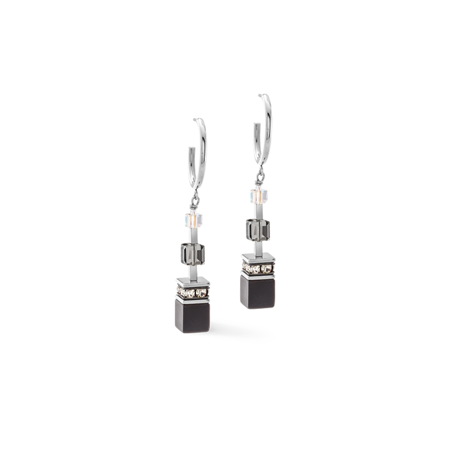 Boucles d'oreilles GeoCUBE® Precious Statement Crystal Shadow