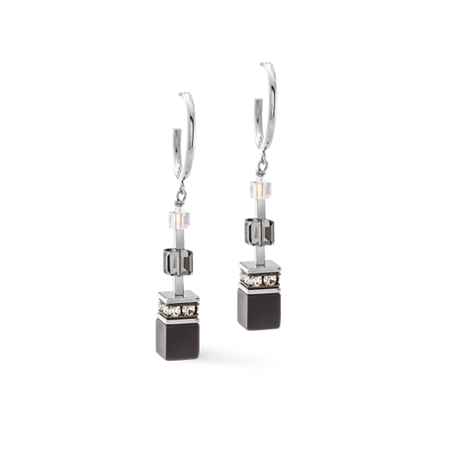 Boucles d'oreilles GeoCUBE® Precious Statement Crystal Shadow