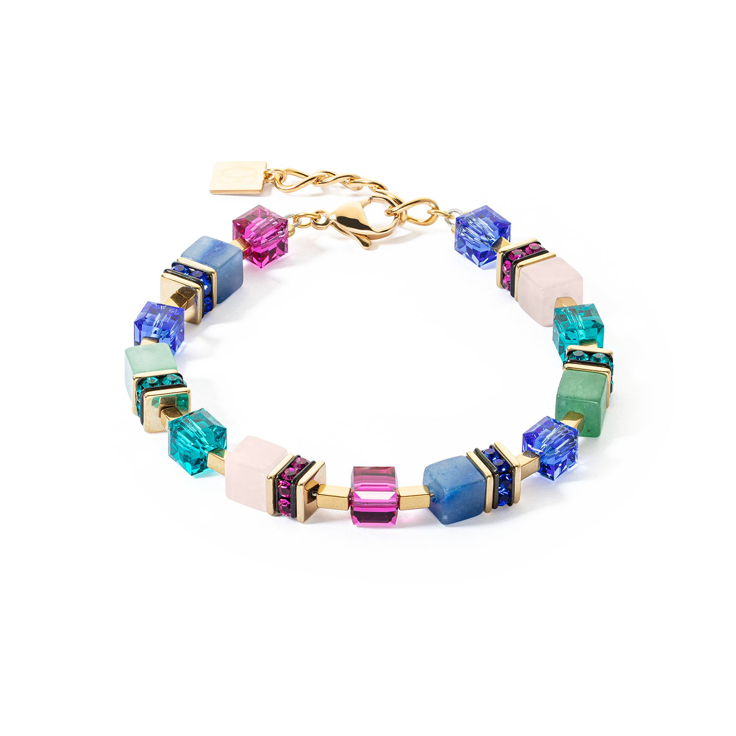Bracelet GeoCUBE® Precious Statement or-multicolore