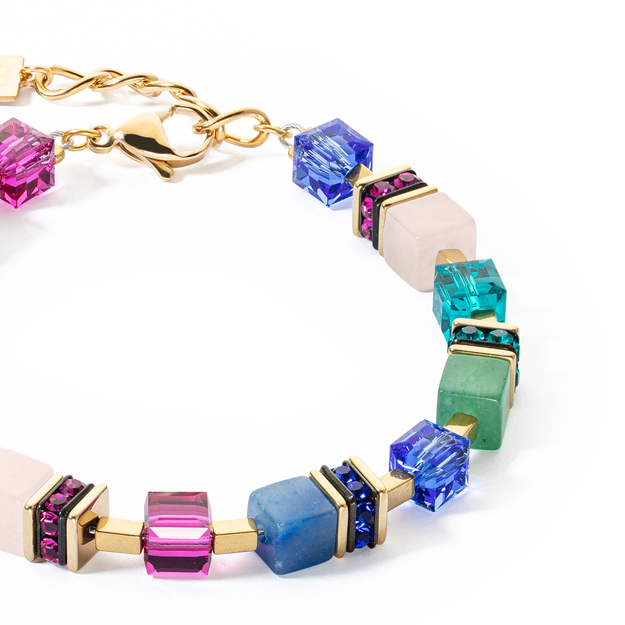 Bracelet GeoCUBE® Precious Statement or-multicolore