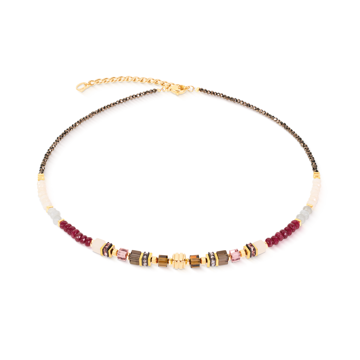 Collier GeoCUBE® Precious Grace Rose Smoke