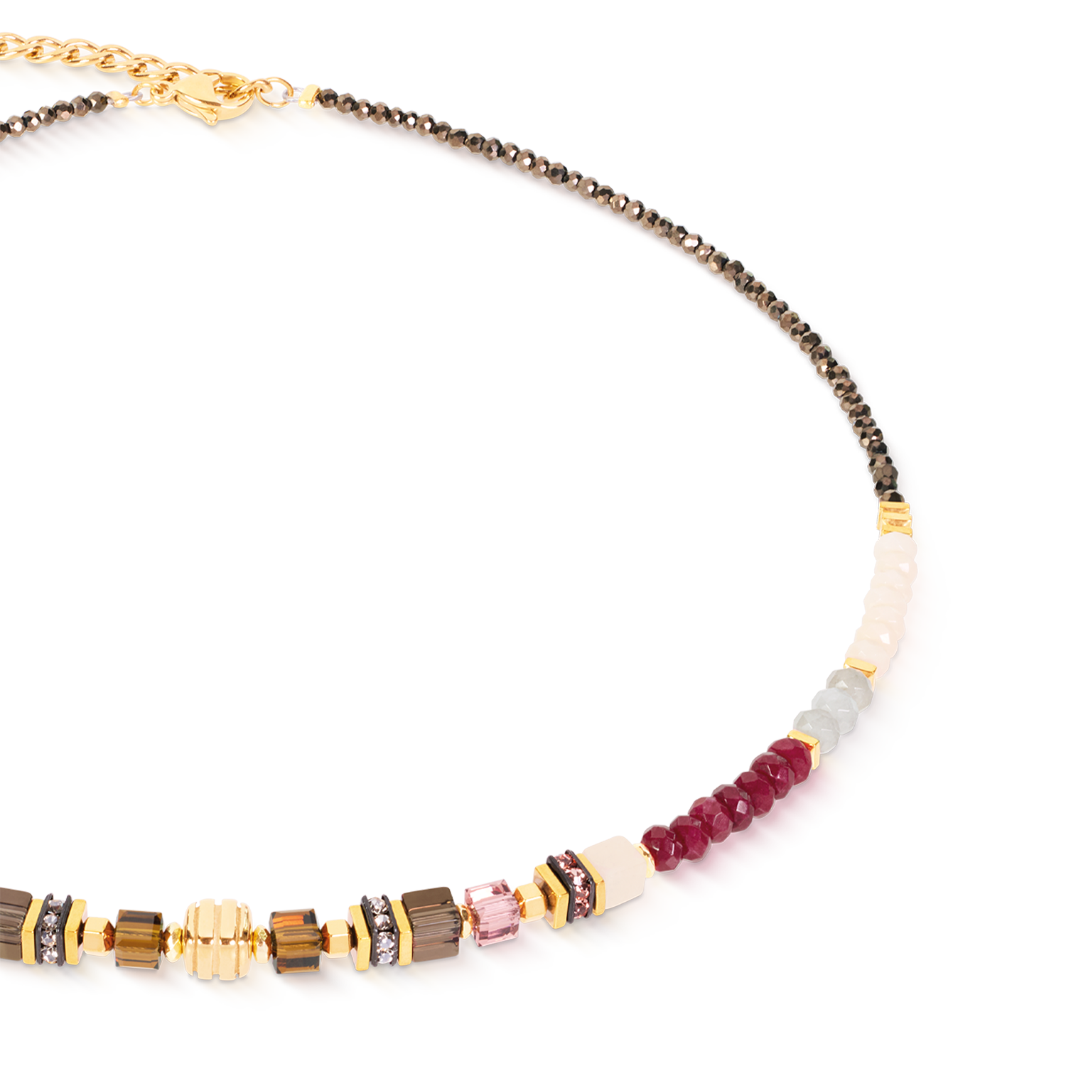 Collier GeoCUBE® Precious Grace Rose Smoke