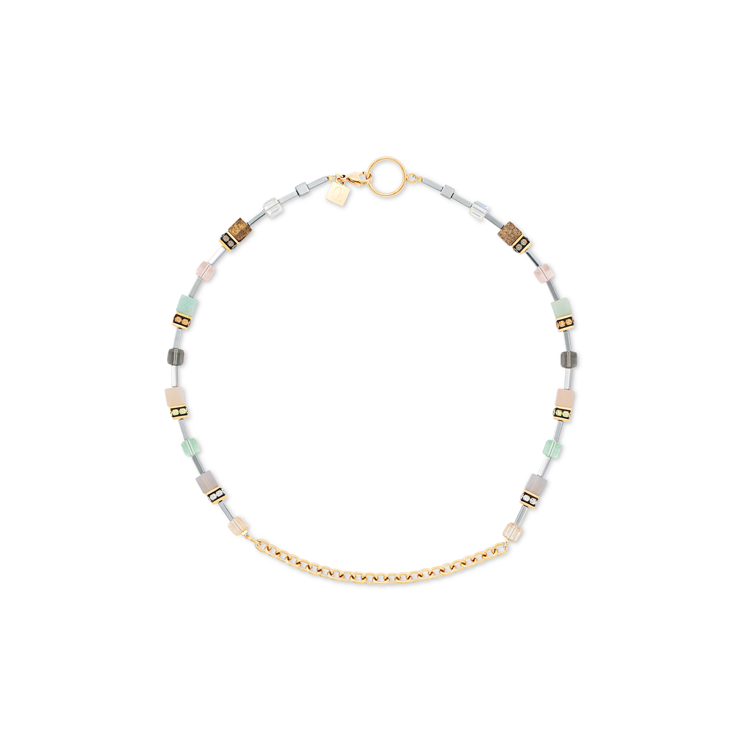 Collier GeoCUBE® Iconic Boho or-multicolore
