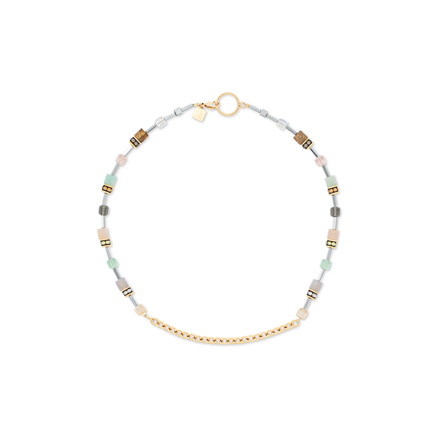 Collier GeoCUBE® Iconic Boho or-multicolore