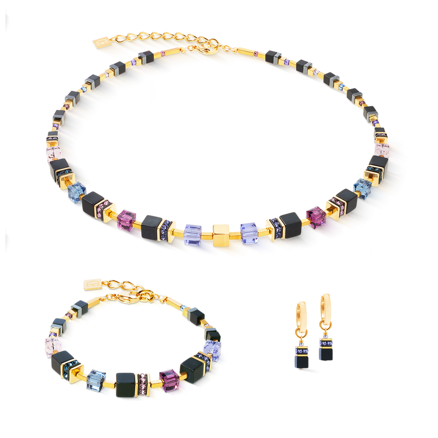 Collier GeoCUBE® Precious Classic Blue Moon or