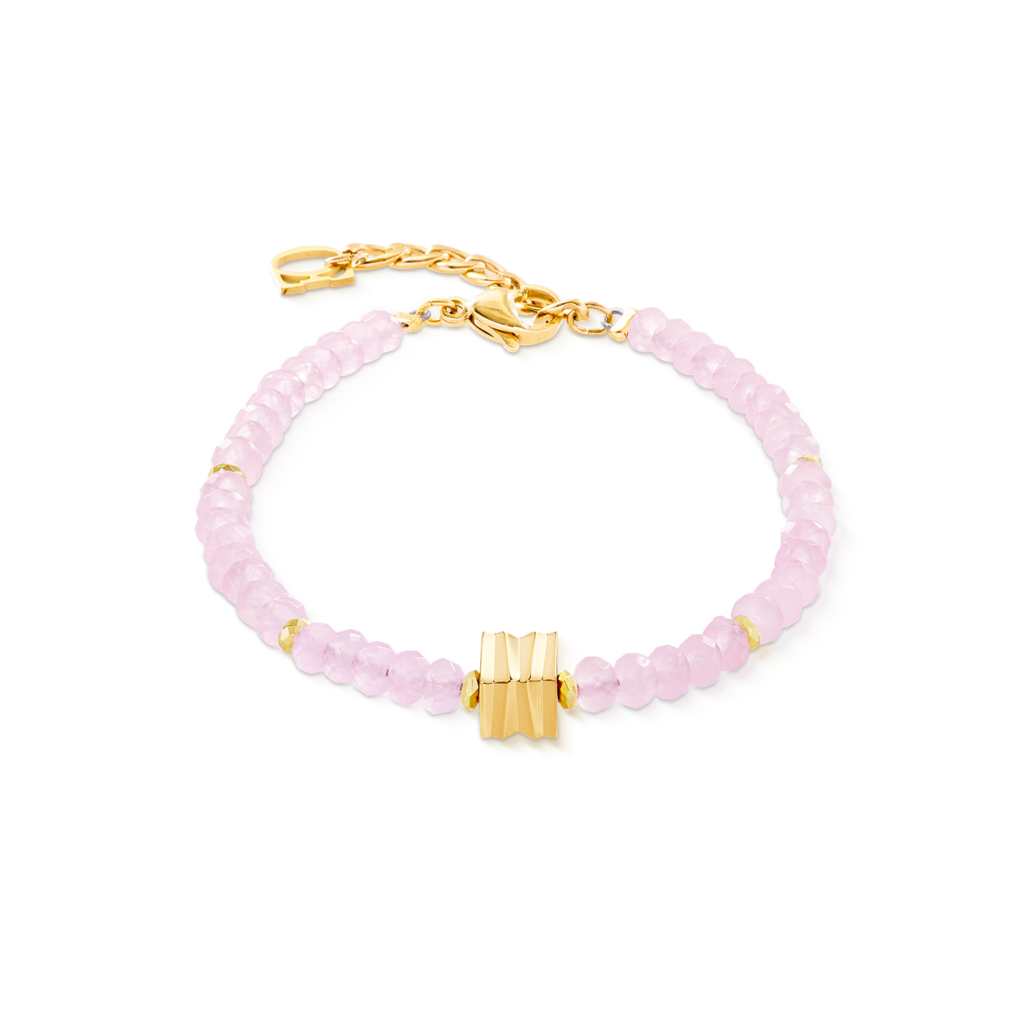 Bracelet Wave Essence Pink Jade or