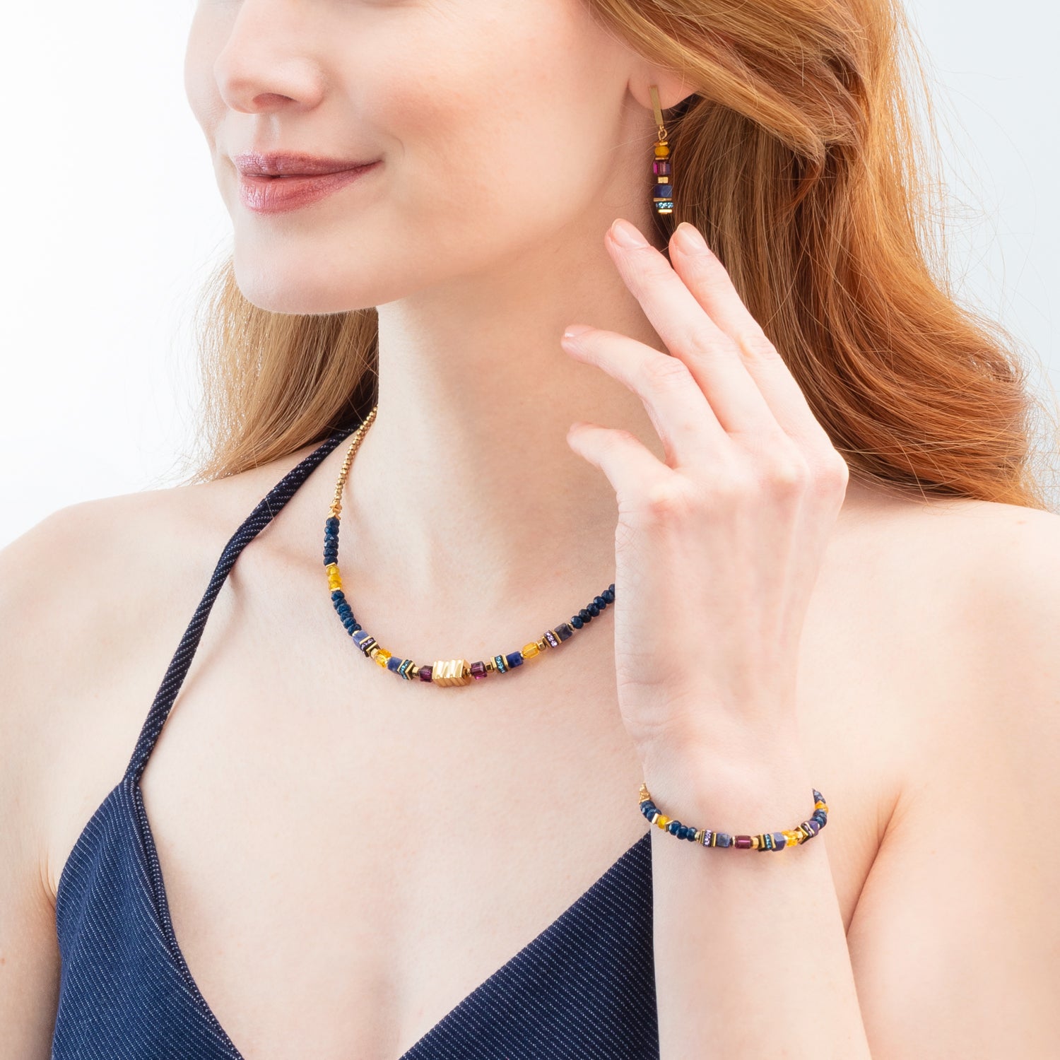 Bracelet Wave Precious Flow or-energy